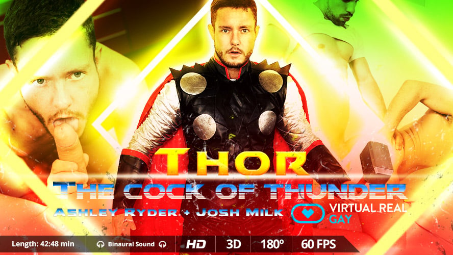 888px x 500px - Thor: The cock of thunder | VirtualRealGay.com VR Porn video | HD Trailer