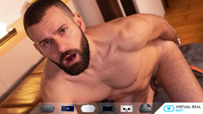 Great VR Gay masturbation