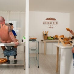 VirtualReal Bakery VR Beard Porn Video 1